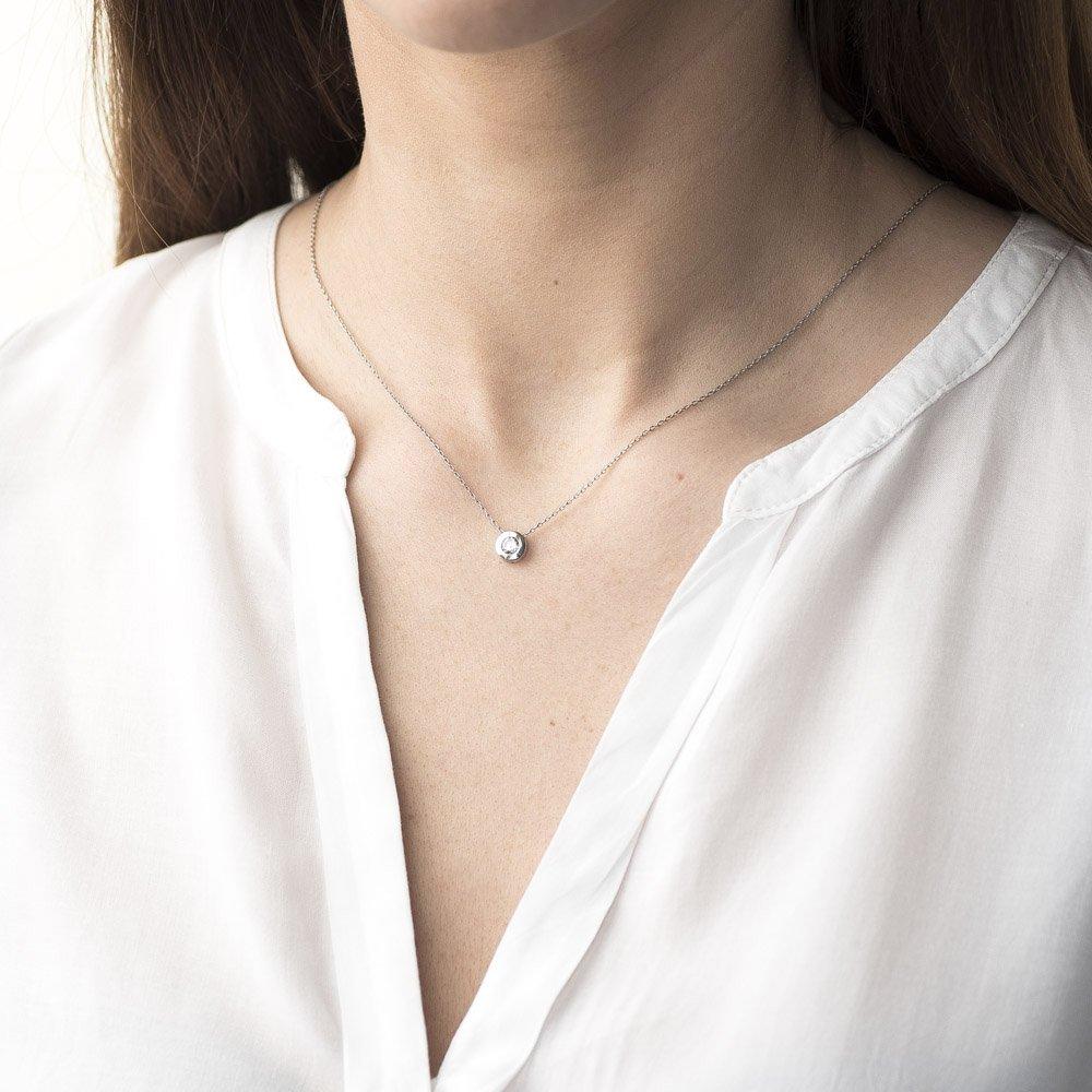 

Срібна каблучка з фіанітом. 35 срібний