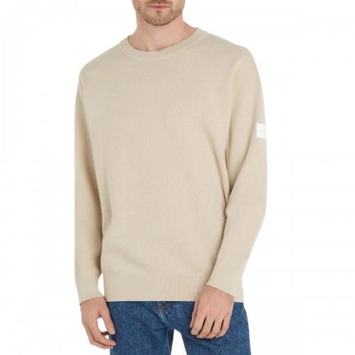 Calvin Klein Mens Natural Structure Crew Neck Sweatshirt