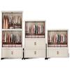 Foldable Wall-Mounted Baby Wardrobe & Multi-Layer Storage Cabinet