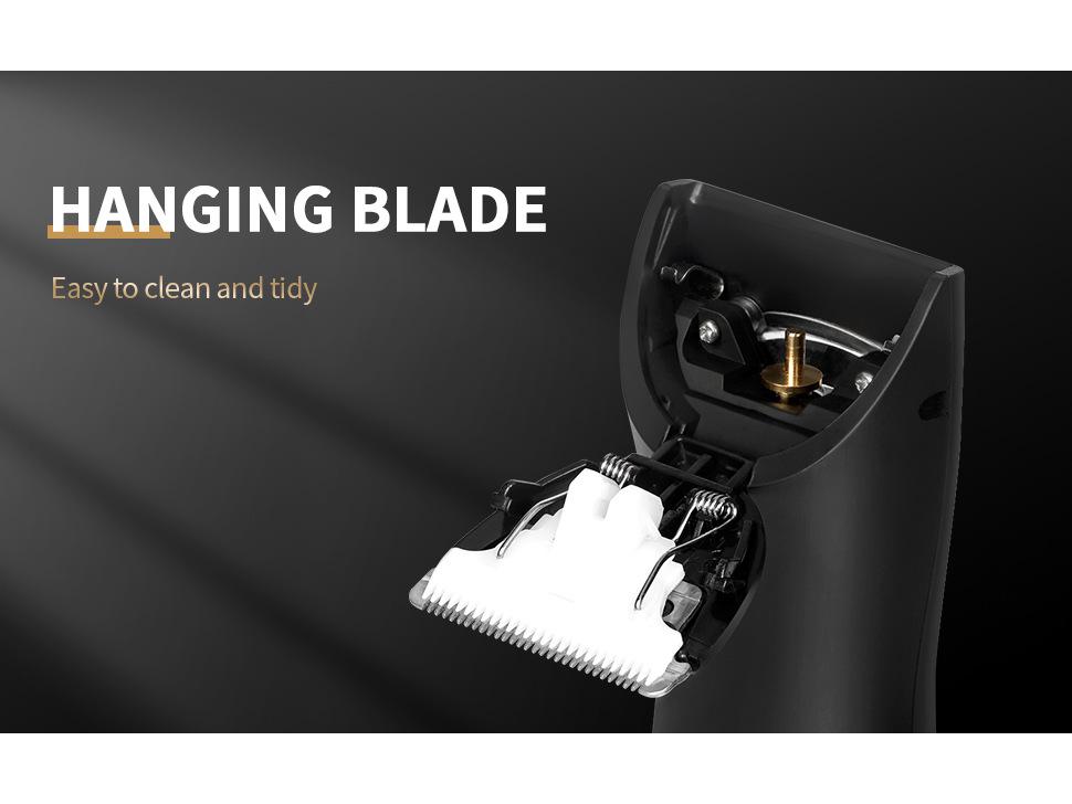 Waterproof Electric Body Hair Trimmer for Men - Armpit & Pubic Shaver