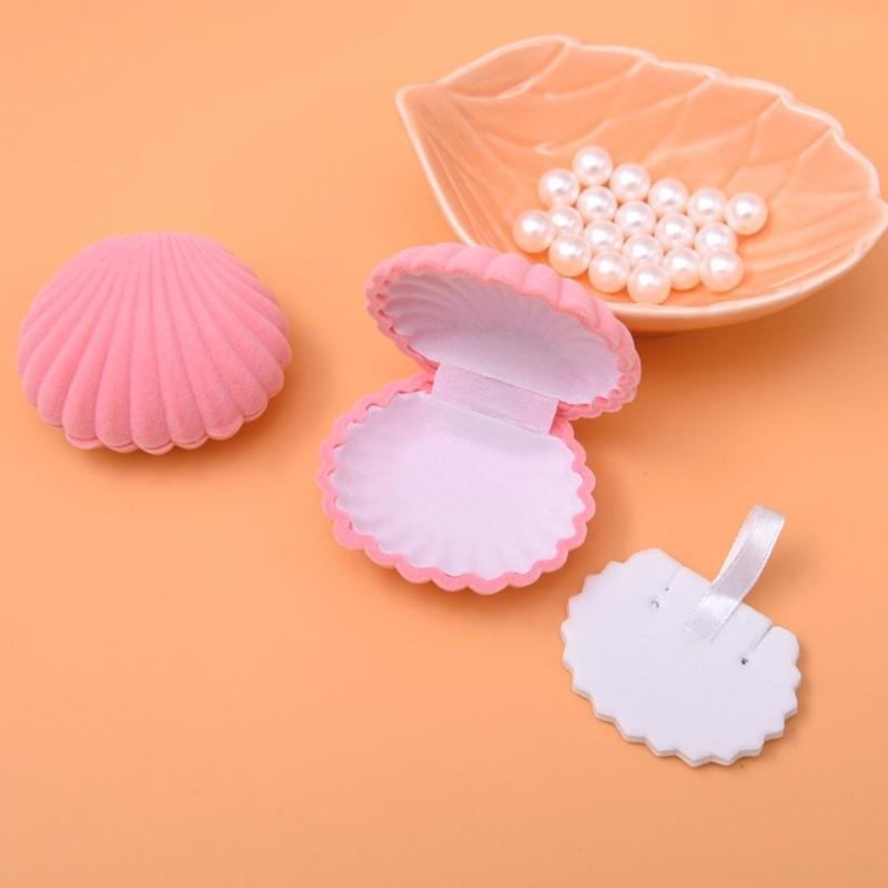 6 Farben Hochzeitsschmuck Aufbewahrungskoffer Erstaunliche Samt- Stoff Ring Ohrring Halskette Anhänger Armband Aufbewahrungs Organizer