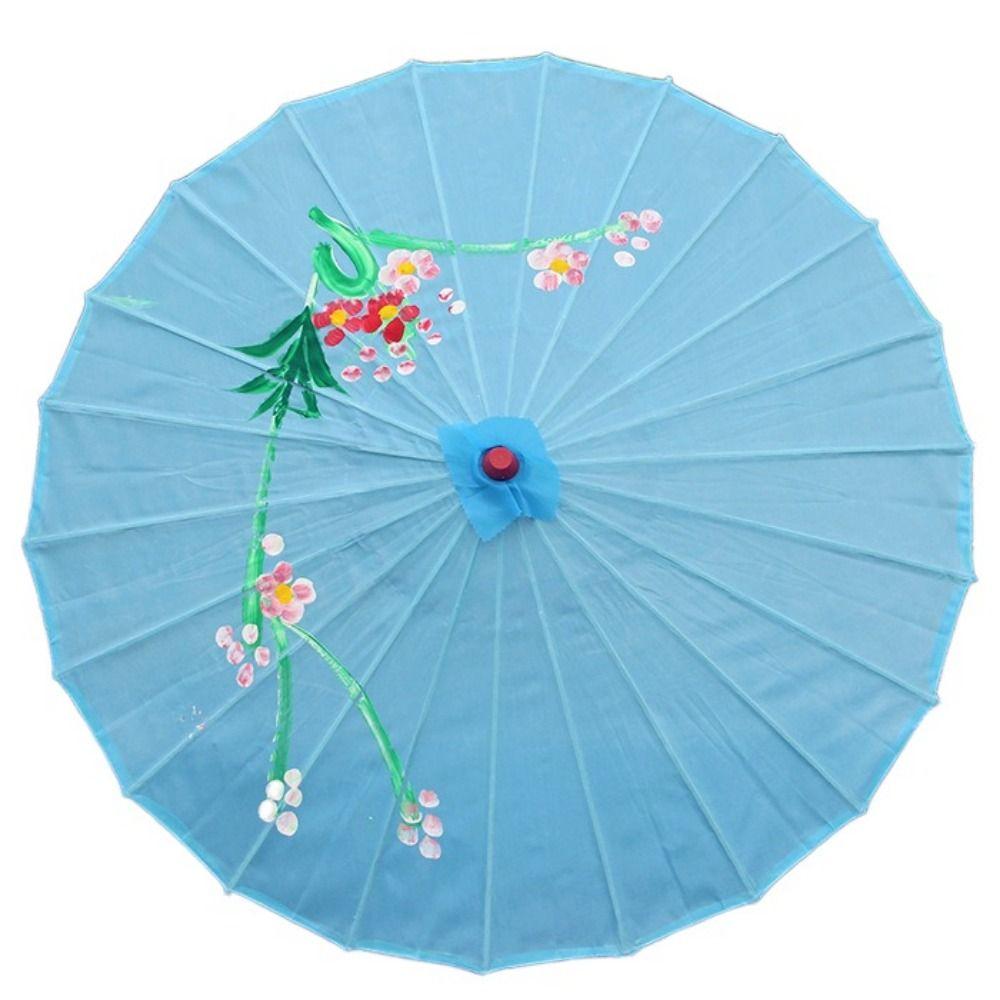 Vintage Oil Paper Umbrella Chinese Traditional Paper Parasol Folding Dance Umbrellas  Wedding