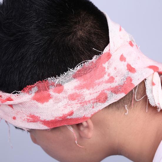 Blood Bandage Halloween Decoration Creepy Gauze Scary Artificial Blood Cloth Party Venue
