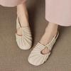 Fashion Women Flats Sandals Casual Leather Shoes Summer New Woman Slippers 2025 Brand Dress Shoes Sport Sneaker Walking Mujer Slides