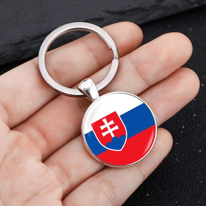 European Cup & World Cup National Flag Keychain Ornaments