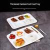 Melamine Divided Lunch Tray