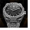 FORSINING Original Designer Luxury Man Vintage Watch Date Automatic Movement Mechanical Clock Stainless Steel Skeleton Military