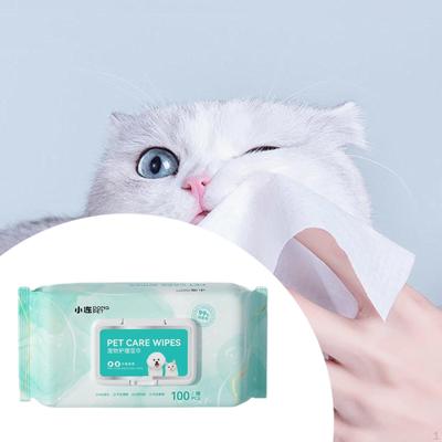 Eyes Stain Wipes for Dogs & Cats All Purpose Cleaning Pet 100 Count Gentle Quick Easy Grooming