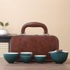 National tide festival gifts gradual change ceramic teapot outdoor camping a pot of four cups travel tea set small set