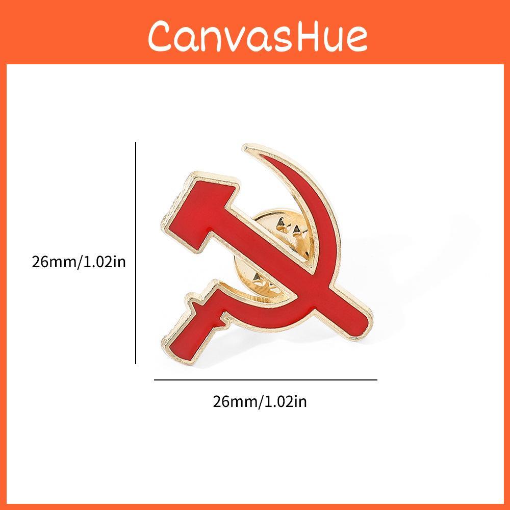 Pin Communist Fashionable Cartoon Character Alloy Brooch Metal Accessory
