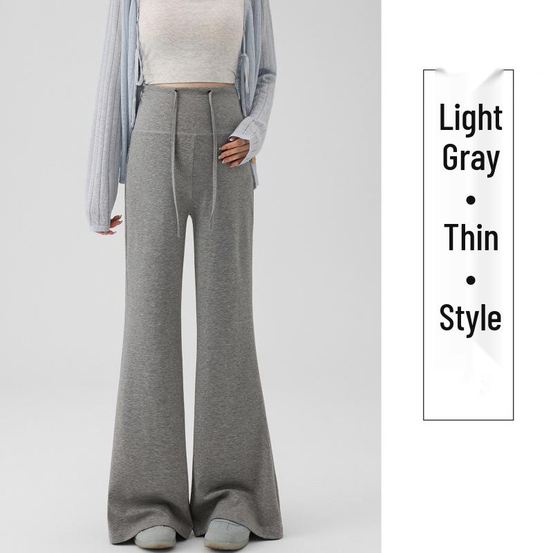 Maternity Flare Pants - Autumn/Winter 2025 Plus Velvet, Belly-Friendly Long Pants XXXL