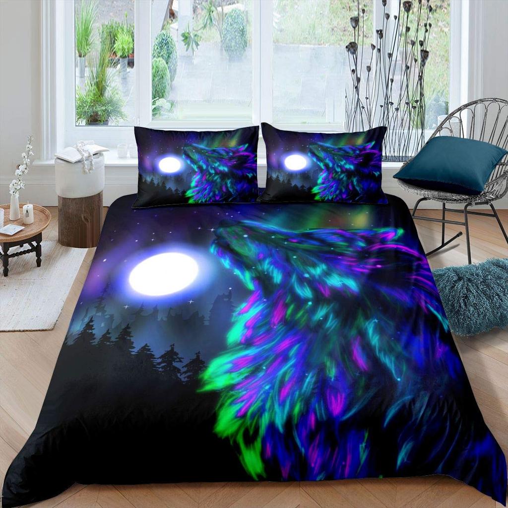 Comforter Boho Wolf - Wildlife Animal Theme