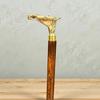 93.98 Cm Handmade Wooden Walking Stick Cane With Brass Horse Head Handle Fathers Mothers Grandfather Grandmother Wedding Anniversary Gift