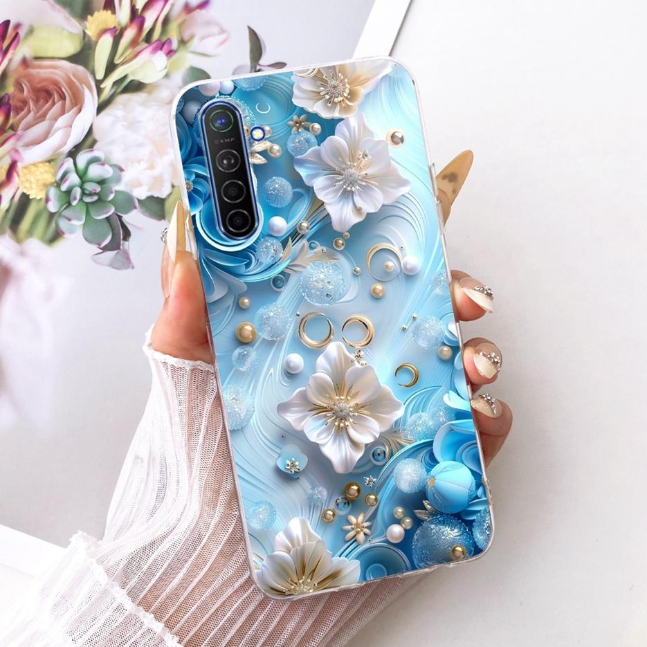 For Realme X2 Case Realme XT RMX1921 Luxury Butterfly Tree Painted Cover Soft Slim Phone Cases For Realme X2 Pro RealmeXT Fundas