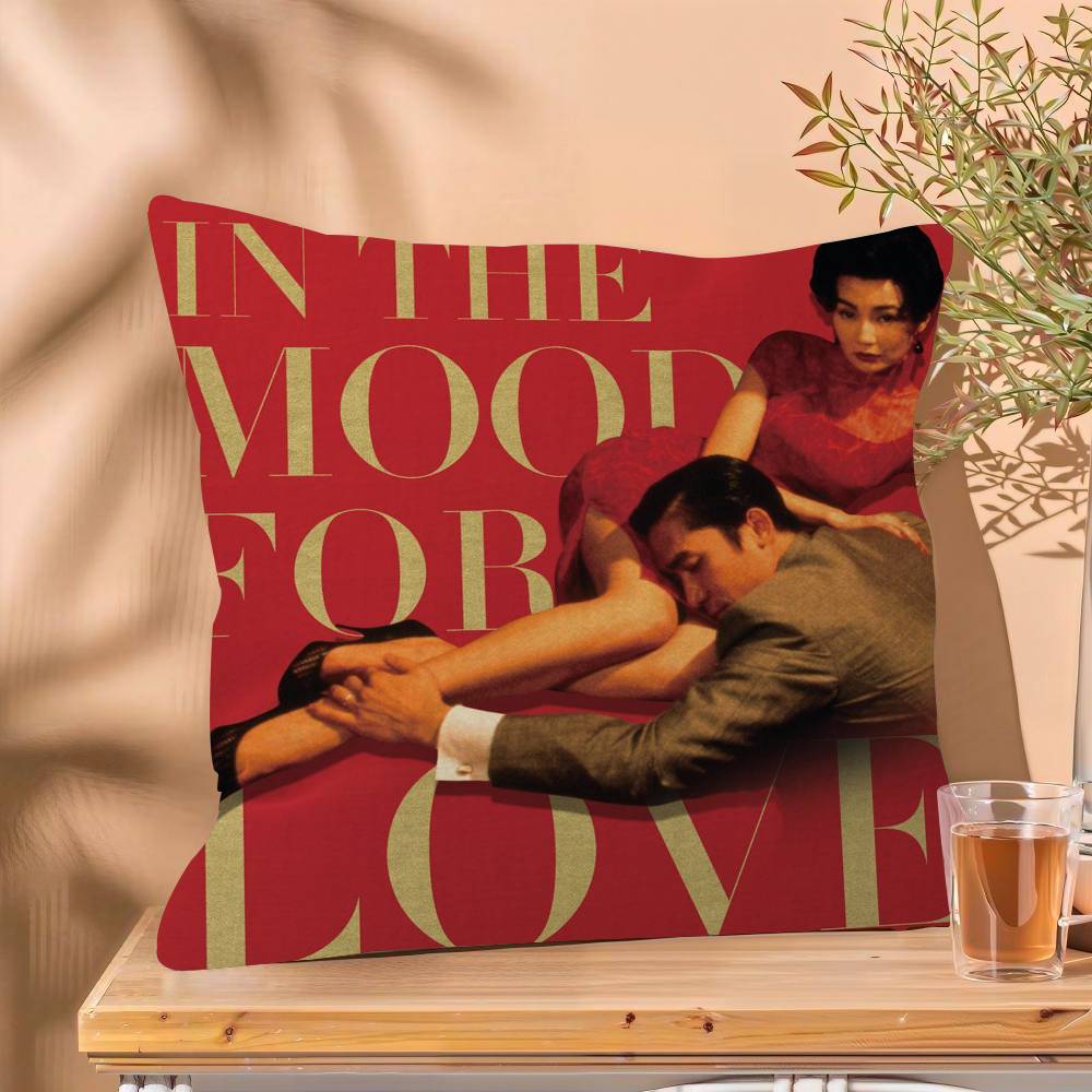 In The Mood for Love Wong Kar Wai Movie Maple Design Cushion Cover Happy Autumn Harvest decor Holiday Decorati Pillow Cover 30x30 cm