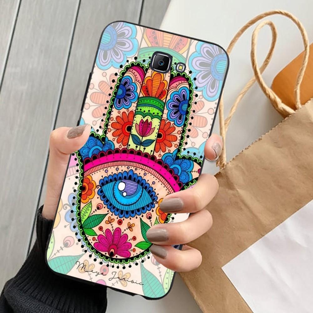 Hamsa Hand Of Fatima Phone Case For Samsung J 7 plus 7core J7 neo J6 plus prime J6 J4 J5 Mobile Cover