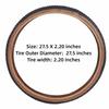 Rubber Bike Tire 27.5 X 2.20 Inches Road Bike Outer Tire Bike Tire Replacement  Bicycle Repair