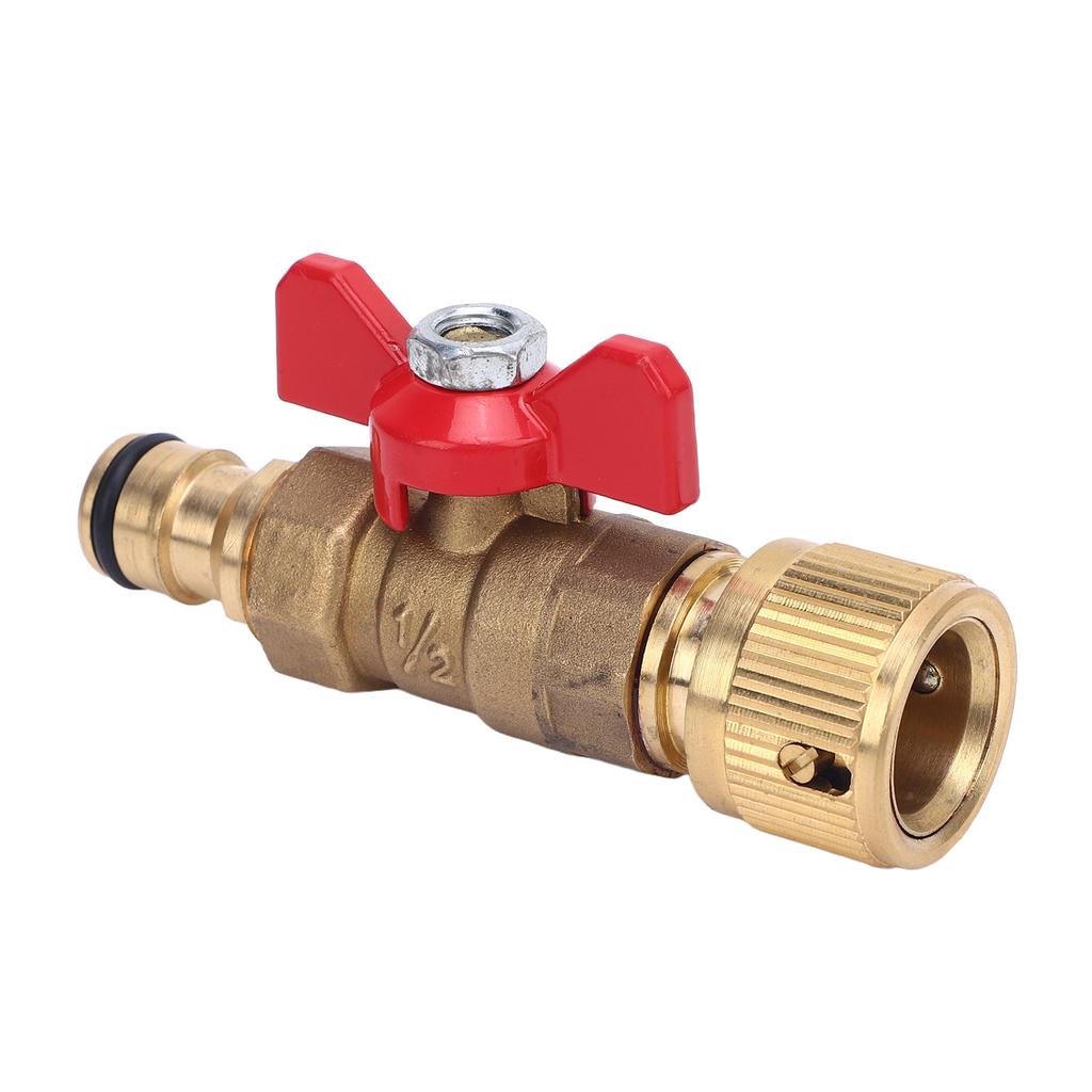 Quarter Turn Ball Valve NPT 3 8 Inch Female to Male Thread Water Pipe Adapter for High Pressure Washer Car Hose