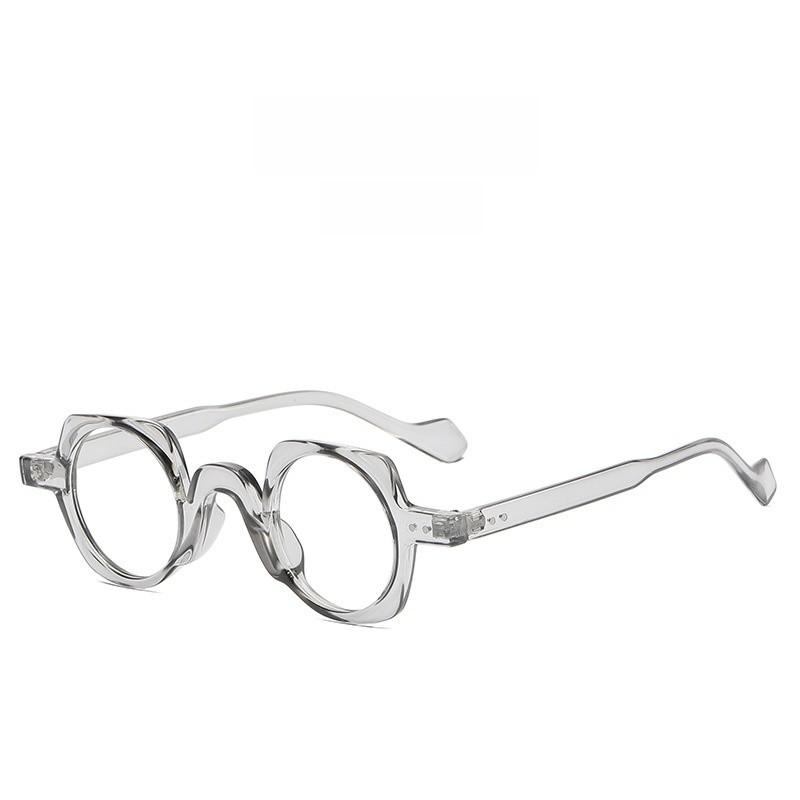 Geometric Pc Optical Glasses With Blue Light Blocking For Stylish Office Wear
