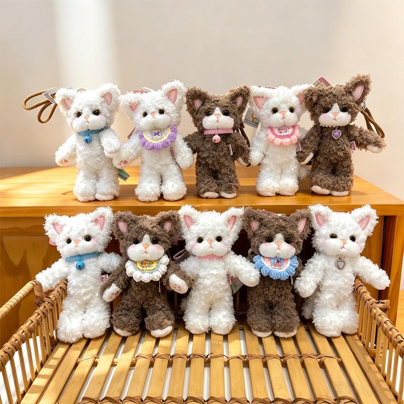 Devan Cat Plush Toy Cartoon Soft Stuffed Animal For Kids Girls Sleep Pillow Gift