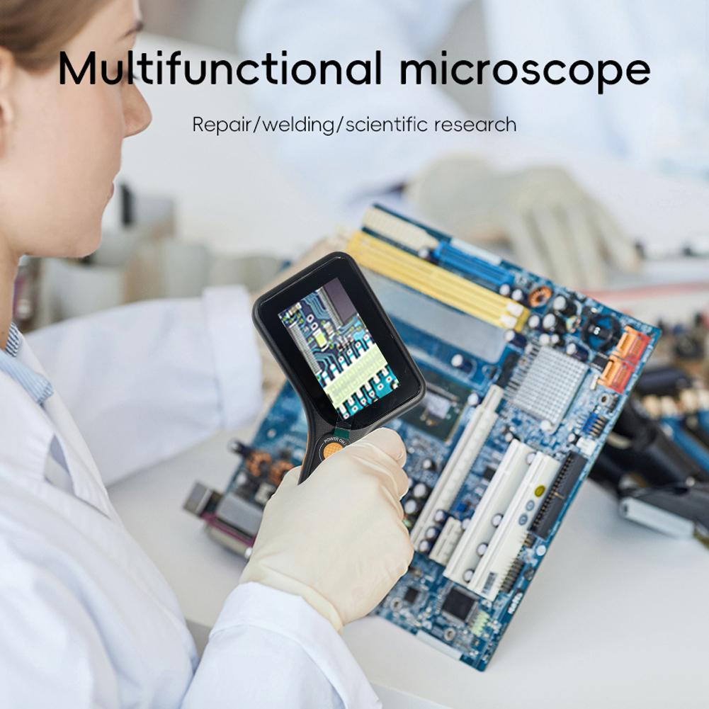 

500X Magnification Digital Microscope 2MP Portable Handheld Microscope Rechargeable Microscope Camera for School Outdoor Teach China Mainland