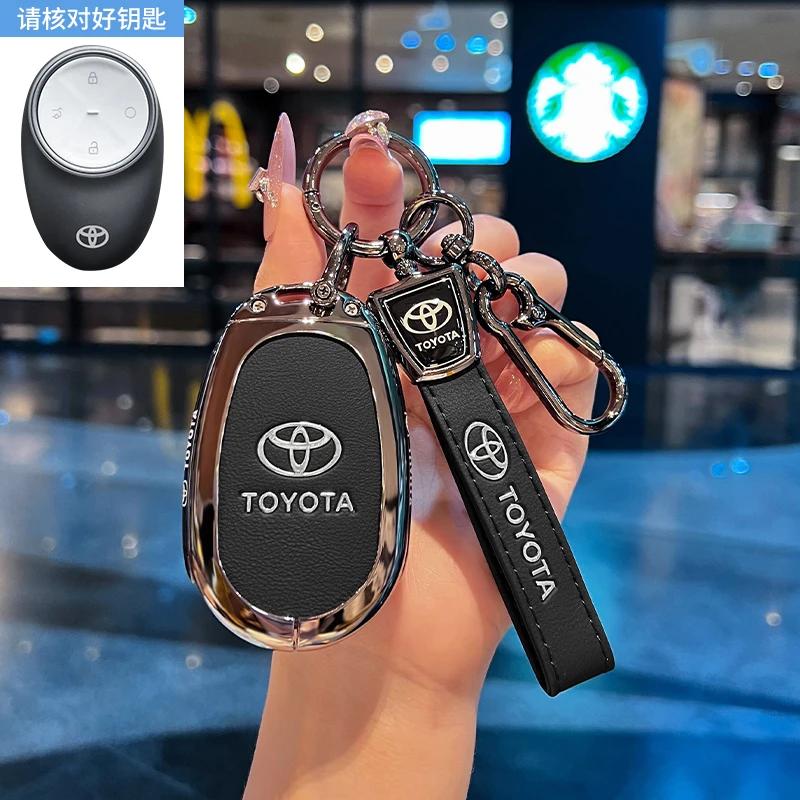 4 Buttons Car Key Case Cover Shell Fob for Toyota bZ3X Bózhì 3X Platinum 3X 2025 Air_Pro_max Car Interior Keychain Accessories