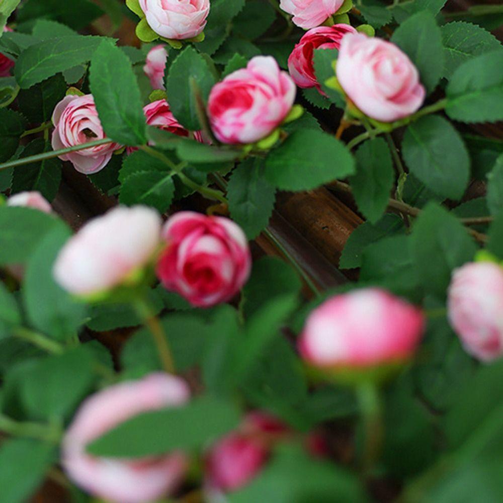Real Touch Fake Rose Flowers Vine 54/60 Heads Decoration Bouquet Artificial Flower  Balcony Decor