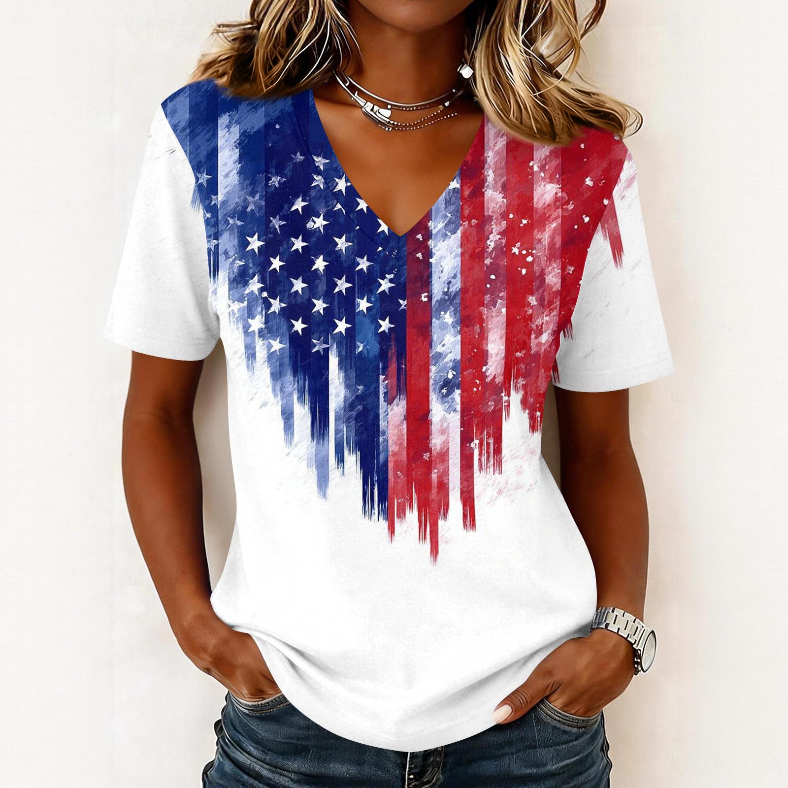 Womens Long Sleeve Tops Long Sleeve Shirts for Women Long Sleeve Going Out Tops for Women Long Sleeve T Shirt Women V Neck Printed Casual Shirt XXXL белый