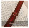 Korean Style Frosted Fabric Color Block Shoulder Bag - Autumn/Winter Fashion