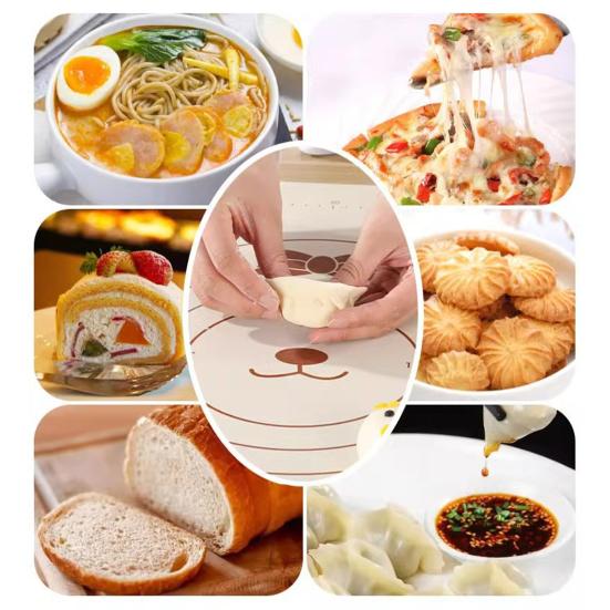 Yousheng Silicone Pad Baking Mat Sheet Kneading Dough Mat with Measurement Kitchen Rolling Mat Cookies Pizza Fondant Making Mat