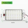 LED Dome Light, RV Interior Lighting 12V-85V 800 Lumens Super Bright RV LED Ceiling Dome Light With ON/Off Switch RV Lights Interior For