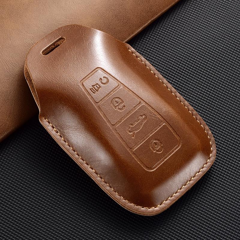 Portachiavi Geely per Emgrand Boyue, Xingyue L, Xingrui, Bin Yue, Bin Rui - Borsa in Pelle con Fibbia Geometrica Pendente