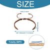 50pcs Multicolor Adjustable Braided Nylon Twisted Cord Bracelet Making Chinese Knot Bangle DIY Jewelry Findings 1¬1.55cm Long
