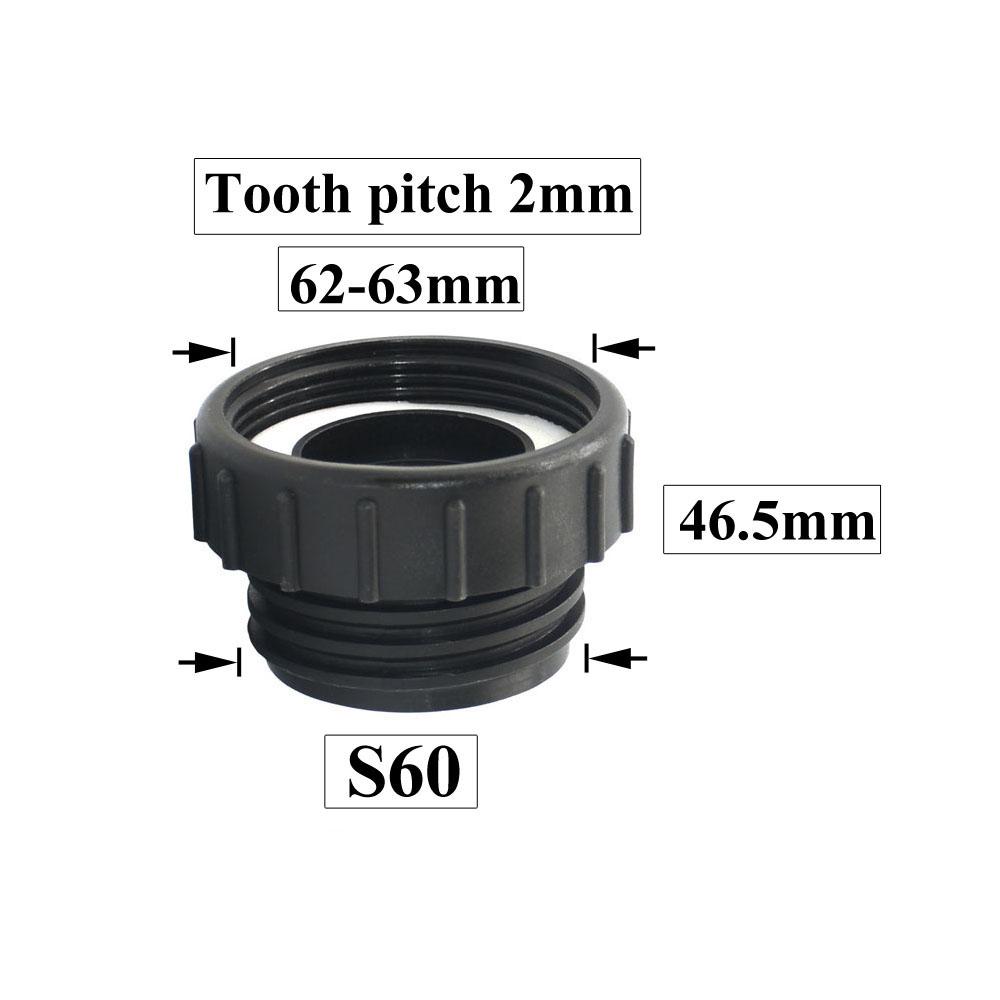 S60 To 1.5" 2" 63/75/80/100mm Thread IBC Tank Adapter Connector Garden Ton Barrel Connect Faucet 1000 Liter IBC Tank Fitting