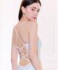 Kichipichi Fleur Vant Ballet Back One-Piece Swimsuit Baby Blue [Kg1Lst005]