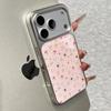 ins Korean full screen color floral application Apple 17Promax mobile phone case IP16 Epoxy water condensation 15pro set