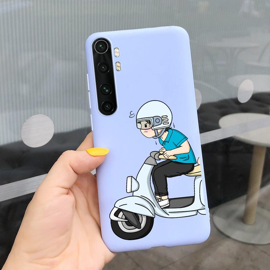 For Xiaomi Mi Note 10 Lite Case 6.47" Fashion Cute Girls Painted Soft TPU Cover For Xiaomi Note 10 Lite MiNote10 Lite Phone Case