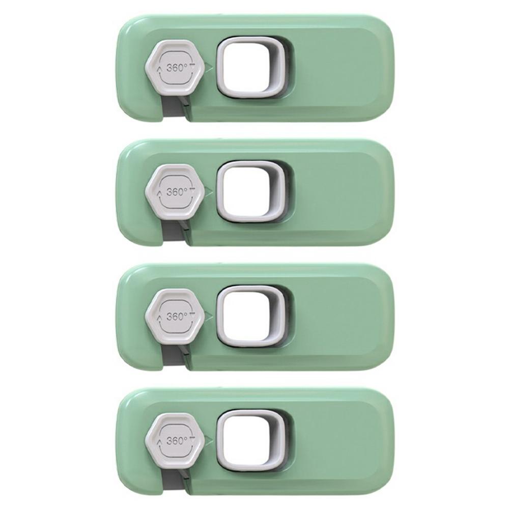 

4 шт. Дитячі замки безпеки Замки для шаф, шухляд, холодильників Захист від защемлення Меблеві замки для дітей A