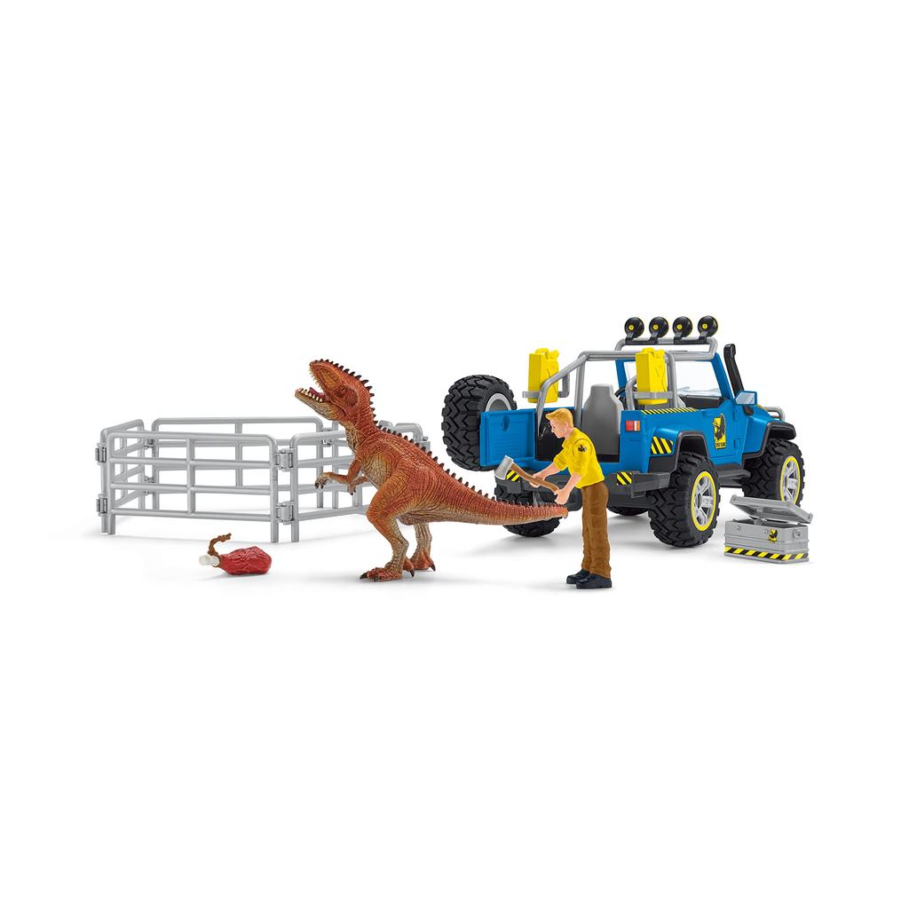 Schleich Dinosaur 4WD Off-Road and Dynobase 41464N