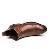 Men’s Brogues Motorcycle Boots Retro Street Style Dress Chelsea Boots Tuxedo Wedding Men Ankle Boots Plus Size