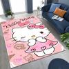 3D Cute Hello Kitty   Cartoon Rug for Bedroom Living Room Sofa Home Doormat Decor, Large Kid Play Non-slip Floor Mat Gift
