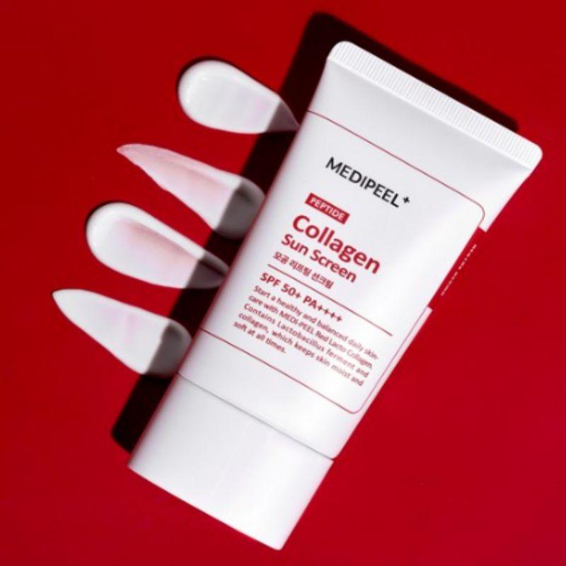 Medipeel Red Lacto Collagen Pore Lifting Krem Przeciwsłoneczny SPF50+ PA++++ 50g