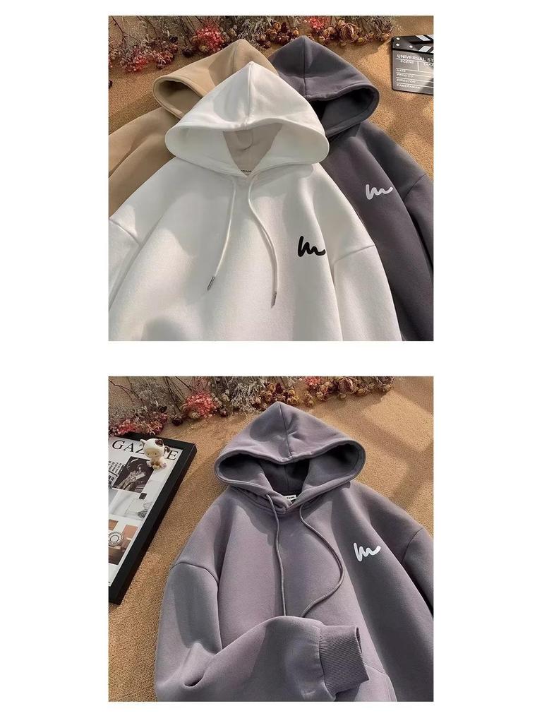 Unisex Oversized Korean-Style Hoodie - Spring/Autumn 2024 Collection
