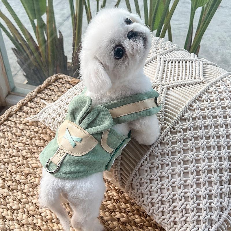 Pet Out Walking Dog Explosion-proof Punch Cat Leash Dog Cat Outdoor Chest Strap Dog Supplies Clothes