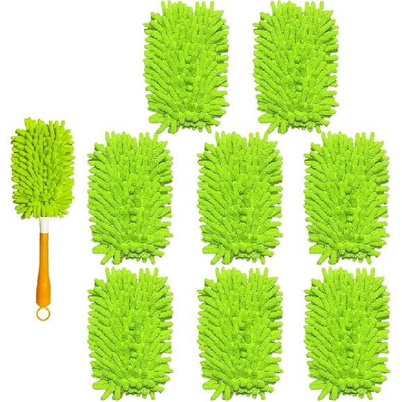 Reusable Duster Refill Compatible with Swiffer Hand Duster - 360 Heavy Duty Dusters Refills - Microfiber Ceiling Fan Duster for Swiffer Dusters