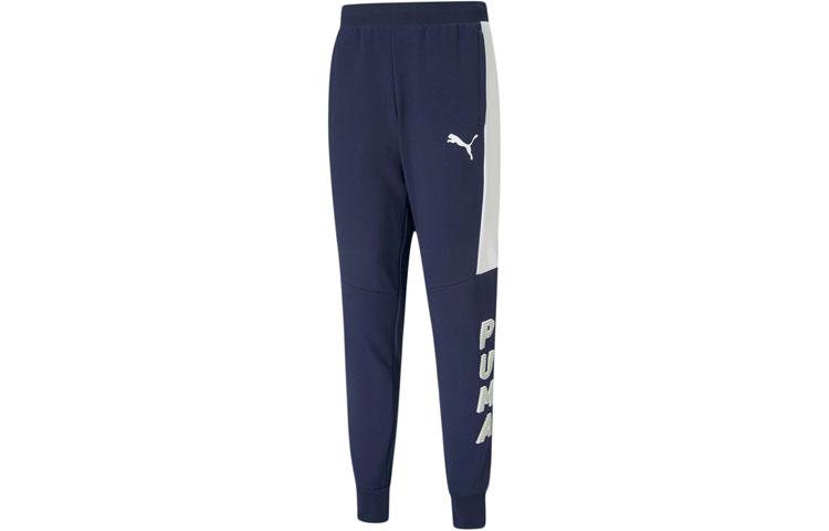 PUMA Knitted Sweatpants Men s Tweed Blue Moderate Sweatpants 588678-06 S