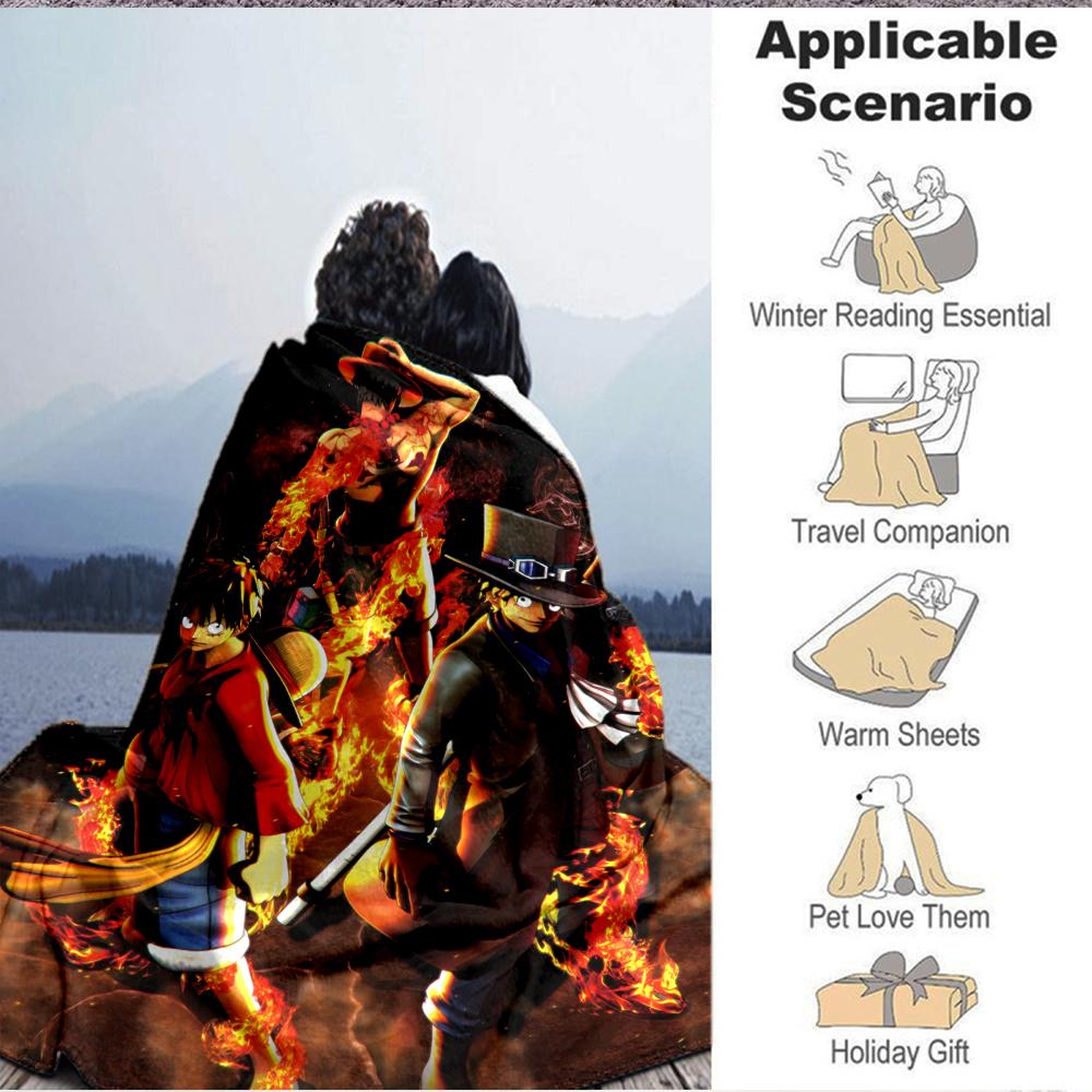 1Pc Heroes Adventure Flannel Blanket, Soft And Comfortable, Casual Warm, Camping Travel, Christmas, Halloween Xmas Gift L129