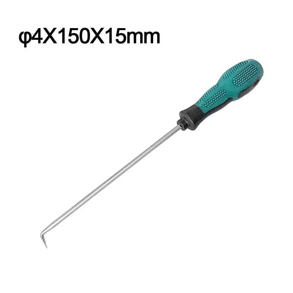 1pc 90 Degree Car Pick Hook Tool O Ring Oil Seal Gasket Puller Remover For Separating Wires Removing Small Fuses Pick Hooks Tool
