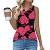 Womens Casual O Neck Loose  Sleeveless Top T-shirt  Summer Tank Tops For Women Tank Camisole Sleeveless Basic Tops