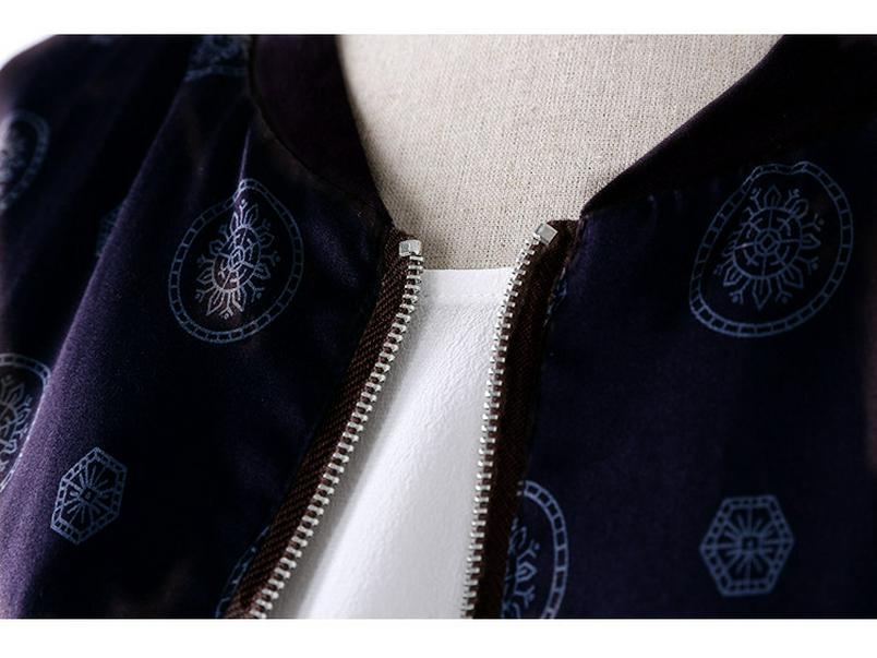 Korean-Style Women's Baseball Jackets: Fashionable, Versatile, and Zippered Long-Sleeve for Spring and Autumn.